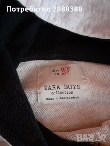 Детски сутшър на Zara за 11-12 год момче, ръст 152 см, снимка 3 - Детски анцузи и суичери - 32245282