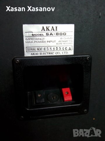 ПРОМОЦИЯ Ретро колони AKAI SА-800 40w.8om 4 броя, снимка 2 - Тонколони - 26770095