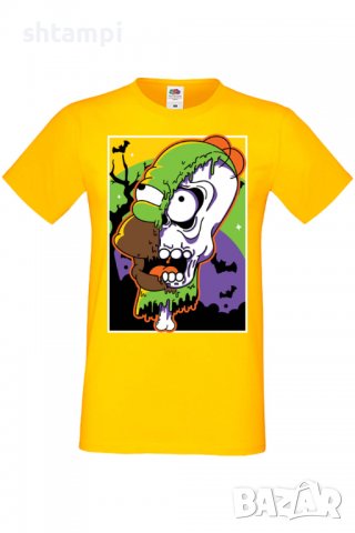 Мъжка тениска The Simpsons Homer Simpson 02,Halloween,Хелоуин,Празник,Забавление,Изненада,Обичаи,, снимка 10 - Тениски - 38136367