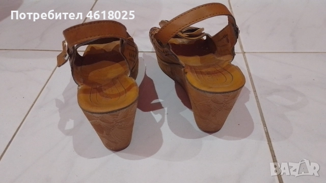 Дамски елегантни обувки на платформа , снимка 3 - Дамски елегантни обувки - 52111269