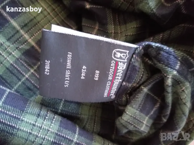 deerhunter roswell shirt - мъжка ловна риза 43/44 XL, снимка 10 - Ризи - 47611067