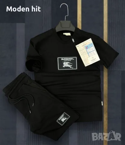 Burberry мъжки летни екипи /тениска и къси панталони/ висок клас реплика, снимка 1