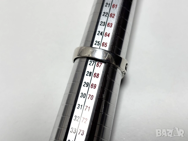 Мъжки Сребърен Пръстен с красив фасетиран камък (проба 925)- 7,8 грама, снимка 10 - Пръстени - 52318853