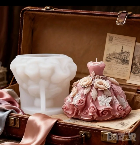 Молд сватбена/абитуриентска рокля , снимка 4 - Форми - 52072723