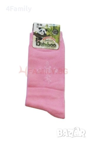 Дамски чорапи едноцветни Бамбук, 35-40, снимка 2 - Дамски чорапи - 43881074
