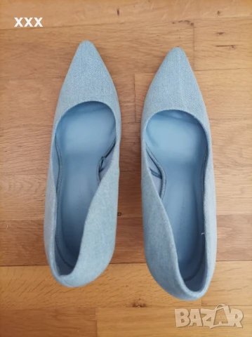 Bershka деним обувки, снимка 4 - Дамски обувки на ток - 51300359