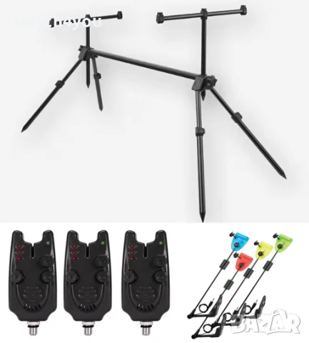 ЛОДКА ЗА ЗАХРАНКА С GPS. СТОЙКА ЗА ВЪДИЦИ.ШАРАНДЖИЙСКИ СТОЙКИ.СИГНАЛИЗАТОР ОБТЕГАЧ СИГНАЛИЗАТОРИ, снимка 9 - Такъми - 50180931