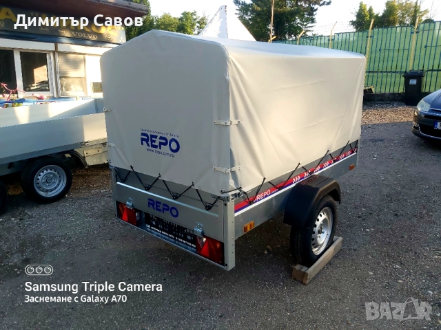 Туристическо, самосвално ремарке REPO DRS с брезент и шпригли до 750kg., снимка 5 - Ремаркета - 51922831