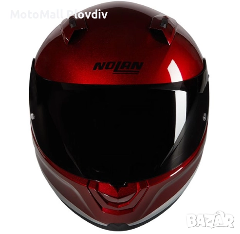 Каска Nolan N60-6 Sport Verniciatura Speciale 349 Red Black Gray – Гланц ECE 22.06, снимка 4 - Аксесоари и консумативи - 51893972