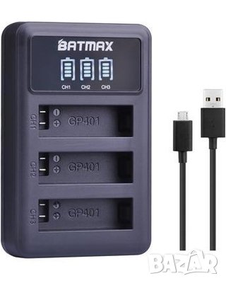 Зарядно за Батерия за Gopro Hero 4, Go Pro HERO4, GoPro AHDBT-401 HERO4 Black, батерия AHDBT 401