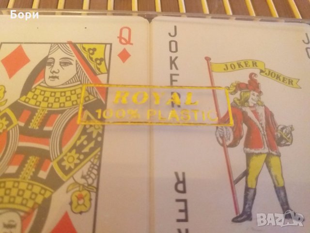 Нови Гръцки карти 2 тестета 100% пластик, снимка 3 - Карти за игра - 28114975