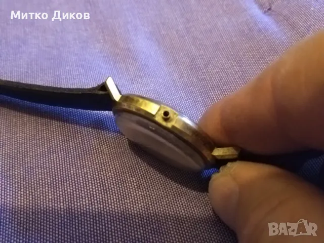 Полйот часовник от соца 30 камъка 20 микрона злато коронка за навиване няма, снимка 13 - Мъжки - 49680504