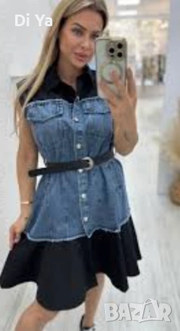 Нова  дънкова рокля на Elsa.M by may, снимка 4 - Рокли - 51678847