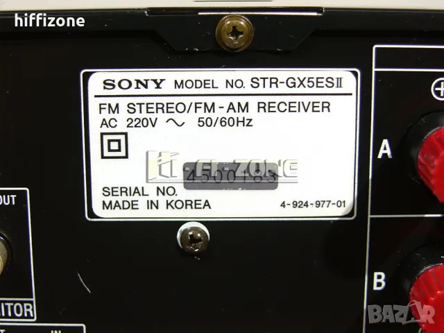 Ресивър  Sony str-gx5esll , снимка 9 - Ресийвъри, усилватели, смесителни пултове - 47972041