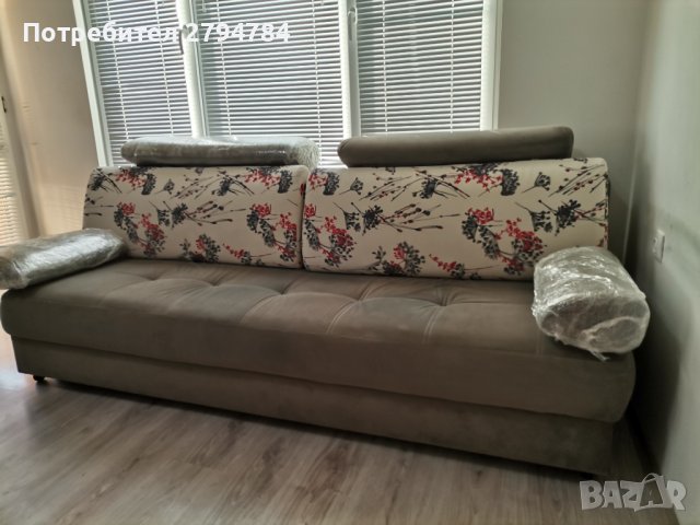 Симпатичен, разтегателен, запазен диван , снимка 4 - Дивани и мека мебел - 43244456