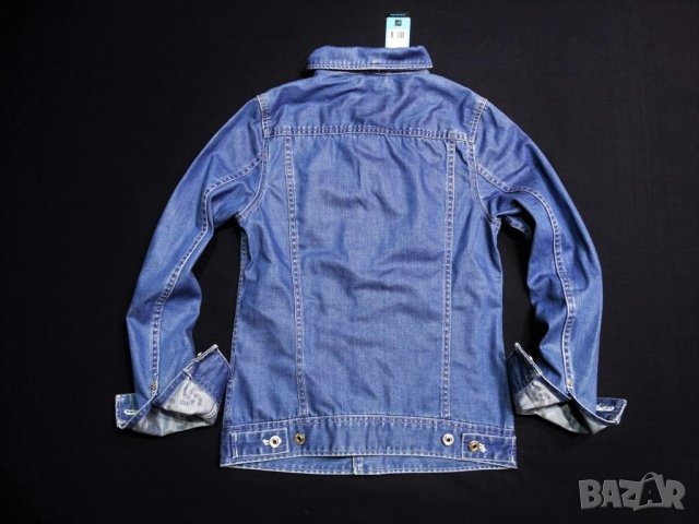 НОВО! Pharrell Williams x G-Star For the Oceans Tailor Slim JKT Дамко Дънково Яке Размер S, снимка 10 - Якета - 33403034