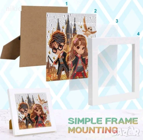 3D гоблен Хари Потър Harry Potter диамантен картина мозайка за направа схема камъчета канава, снимка 4 - Гоблени - 50922506