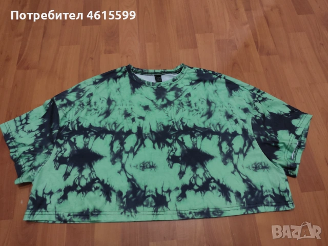 Нова къса широка блузка на Shein , снимка 2 - Тениски - 53580653