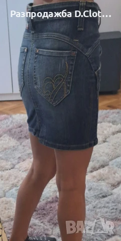 две дънкови поли XS-S , снимка 4 - Поли - 51114888