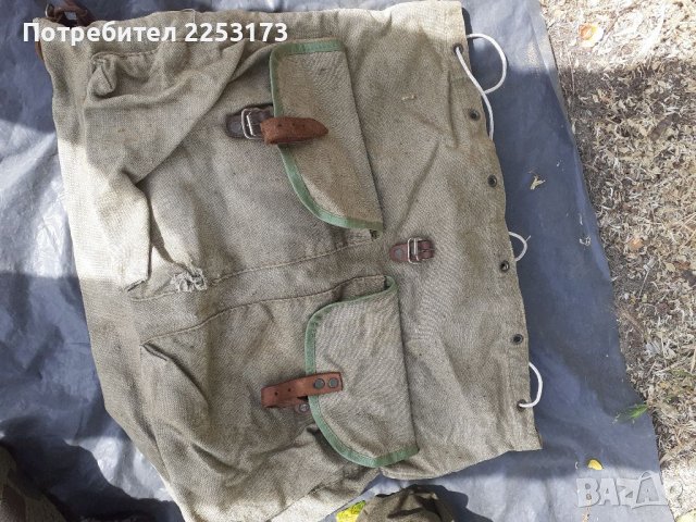 Брезентова раница от соца, снимка 1
