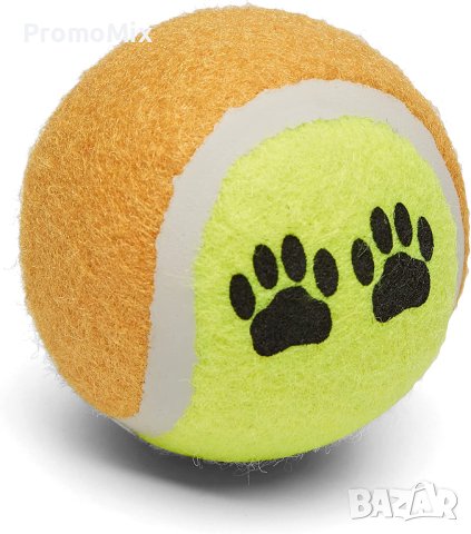 Комплект Тенис топка за куче Amazon Basics TB-12 12 броя Pet Tennis Ball играчка за домашен любимец, снимка 2 - За кучета - 40788675