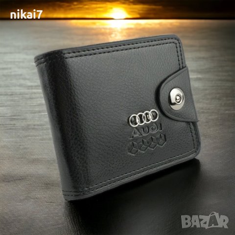 мъжки портфейл+магнитно закопчаване джоб монети БМВ/АУДИ/МЕРЦЕДЕС, снимка 3 - Портфейли, портмонета - 27276971
