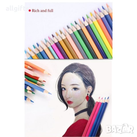 Комплект от 72, 120 и 160 цветни маслени моливи - луксозно решение за художници и любители на рисува, снимка 11 - Рисуване и оцветяване - 43179951