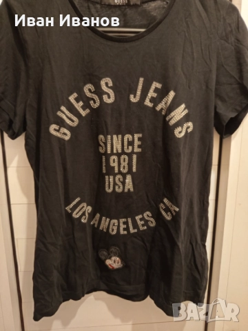 Оригинална дамска тениска Guess, снимка 7 - Тениски - 51706374