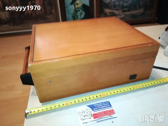 ДЪРВЕН КУФАР-РЕТРО ГРАМОФОН-АНТИКА 1012230822, снимка 7 - Антикварни и старинни предмети - 43346914