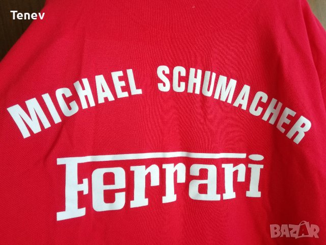 Michael Schumacher Ferrari Hockenheim 2001 колекционерска тениска XL Ферари Шумахер , снимка 3 - Тениски - 43079626