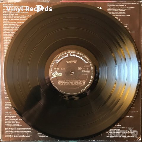 Грамофонна плоча Meat Loaf ‎– Dead Ringer, снимка 6 - Грамофонни плочи - 28223652