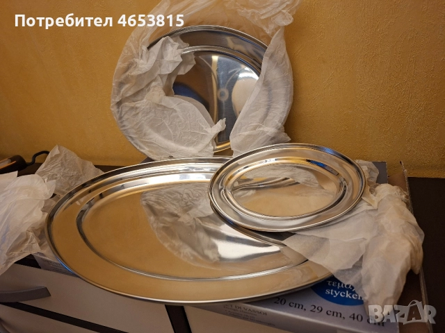 подноси кетъринг, снимка 2 - Прибори за хранене, готвене и сервиране - 52459031