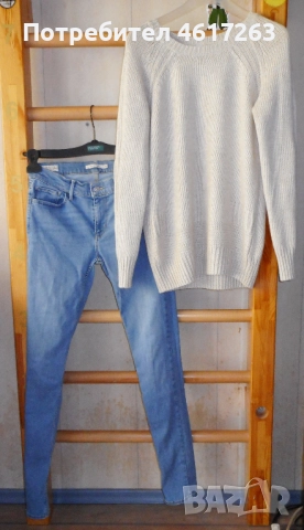 Пуловер s.Oliver и дънки LEVI'S - 170*176 см, снимка 2 - Комплекти - 52250654