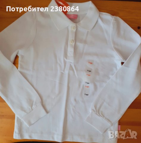 Нови блузки за момиченца-122-128, снимка 2 - Детски Блузи и туники - 36714019