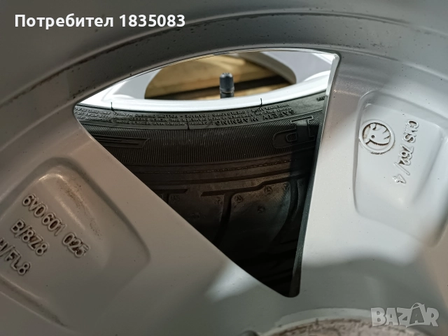Лети джанти 16ки 5х100 Skoda + летни гуми 215/45/16 Dunlop, снимка 8 - Гуми и джанти - 52863828