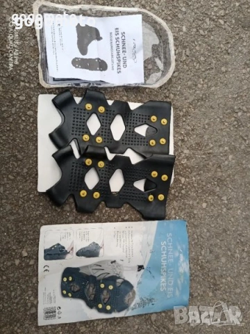 made in SWEDEN,НОВИ ПРОФИ Котки,ледохотки 40 до 48 ном,шипове,Протектори за обувки за лед,сняг и кал, снимка 6 - Зимни спортове - 31717697