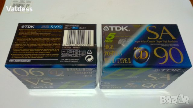 Аудио касети TDK position chrome type II