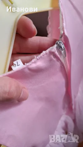 Кокетна, розова рокля за момиченце на 1 година, снимка 5 - Бебешки рокли - 49894491