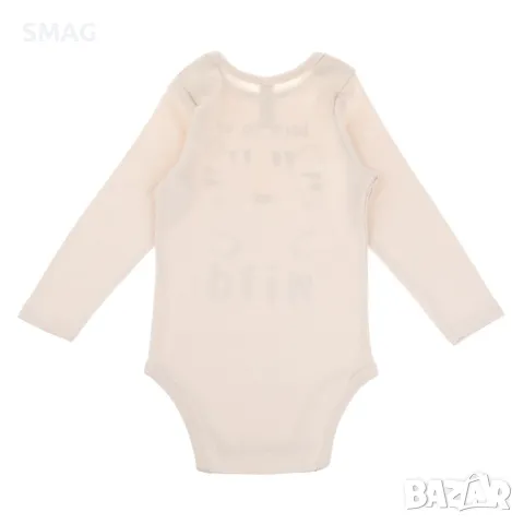 Бебешко Боди Памук Бежово Лъвче Born to be Wild S_1245626, снимка 3 - Бодита за бебе - 49897323