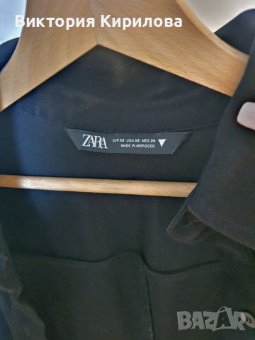 Ефектна дълга  риза Zara, снимка 2 - Ризи - 38343924