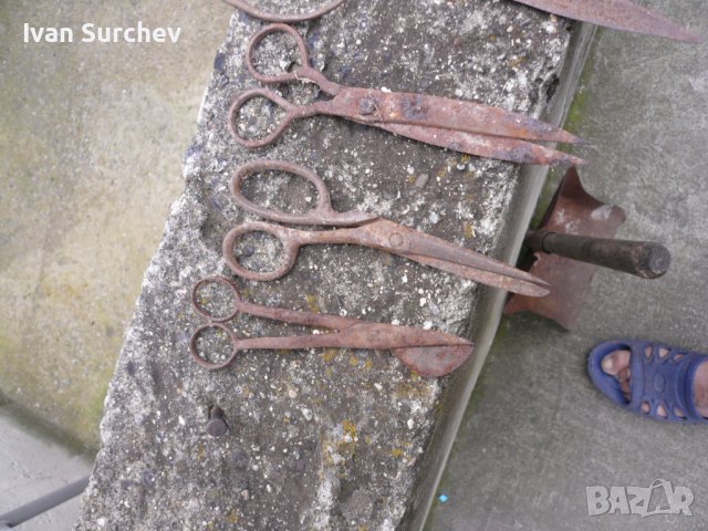 ЛОТ СТАРИ НОЖИЦИ 5 БРОЯ, снимка 9 - Други - 40644038