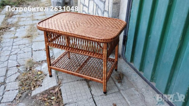 плетена ратанова маса, снимка 16 - Други стоки за дома - 43018997