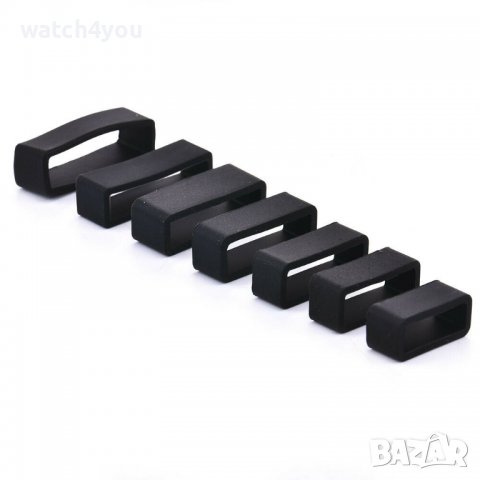 НОВА ГАЙКА/ХАЛКА/ДЪРЖАЧ ЗА КАИШКА ЗА ЧАСОВНИК. СИЛИКОНОВИ ГАЙКИ ЗА КИАШКА SMART WATCH, снимка 3 - Каишки за часовници - 30087578