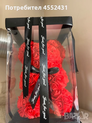 Мече от рози , снимка 1