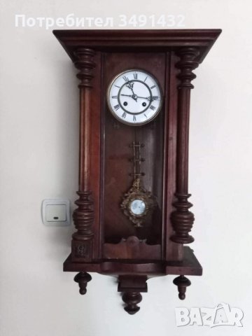 Старинен стенен часовник , снимка 3 - Антикварни и старинни предмети - 43354468