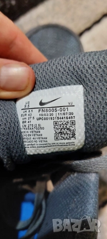 НОВИ! Оригинални маратонки Nike Air Max 90 grey 43 стелка 27.5см, снимка 6 - Спортни обувки - 49553024