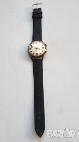 Мъжки механичен позлатен часовник POLJOT звънец, снимка 7 - Антикварни и старинни предмети - 43077855