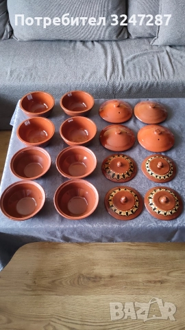 Глинени гювечета , снимка 2 - Съдове за готвене - 52694425