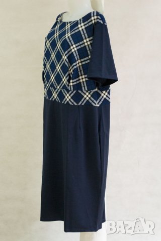 Тъмносиня рокля марка Setline - 4XL, снимка 4 - Рокли - 38328823