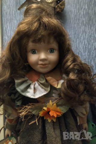 Ръчно изработена стара порцеланова кукла , снимка 3 - Колекции - 44883309